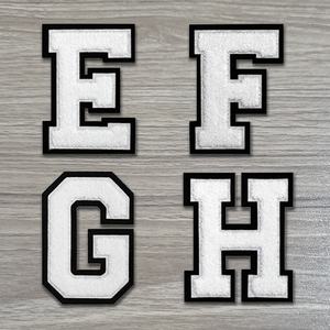 Meilleure vente : <span class=keywords><strong>Patch</strong></span> en chenille avec lettres grecques, à coudre ou à repasser, alphabet A-Z, <span class=keywords><strong>broderie</strong></span> en chenille pour vêtements - Product Image 1