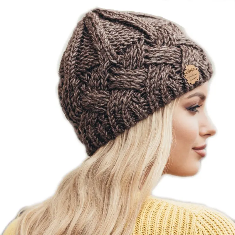 Autumn Winter Knitted Hat Casual Outdoor Party Warm Knitted Hat For Adults