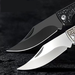 سكين قابل للطي من الفولاذ المقاوم للصدأ من بوتشن، سكين متعدد الاستخدامات للصيد وتقطيع اللحوم والتخييم والصيد في الهواء الطلق ونحت الخشب وفتح الرسائل - Product Image 3