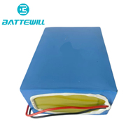 Baterai LiFePO4 OEM Pabrik 12.8V 4S1P Suhu Rendah 100Ah 1280Wh Solusi Daya Siklus Dalam untuk Luar Ruangan