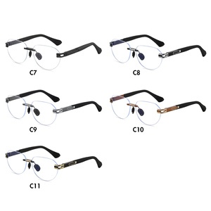 Superhot Eyewear 74926 Classic cerniere a molla da uomo occhiali da sole senza montatura sfumati - Product Image 6