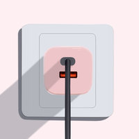 Chargeur mural rapide GaN double port 35W PD 3.0, charge 5V/3A, chargeur pour écouteurs, montre connectée, téléphone portable, ports USB Type-C