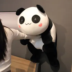 Hot Selling Super Soft Auf Lager Niedliche Kuscheltiere Panda Plüsch tier mit Spandex-Stoff