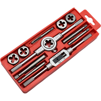 KAFUWELL H9018A Perangkat Kunci Tap & Die Kelas Industri dengan Set Kombinasi, Kotak Penyimpanan Peralatan Rumah Tangga yang Dioperasikan dengan Tangan