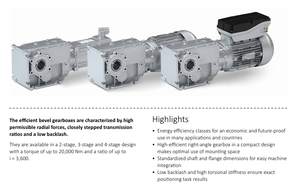 มอเตอร์เกียร์แบบเฮลิคอลรวม MT-Lenze G500-B+MCA 3 เฟส 230V/400V พร้อมชุดติดตั้งมาตรฐานสำหรับระบบอัตโนมัติอุตสาหกรรมทั่วไป - Product Image 2
