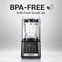 Lohas Commerciële Vacuüm Heavy Duty Blender Hoge Kwaliteit Smoothie Machine Geluidsreductie Professioneel Apparaat