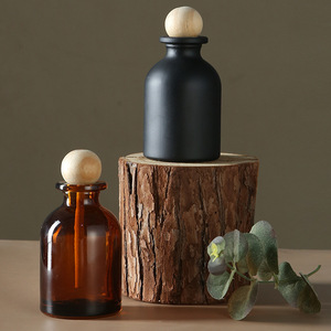 Mode aromathérapie <span class=keywords><strong>bouteille</strong></span> <span class=keywords><strong>verre</strong></span> volatil diffuseur <span class=keywords><strong>bouteille</strong></span> sans feu rotin parfum gros ventre <span class=keywords><strong>bouteille</strong></span> vide - Product Image 2