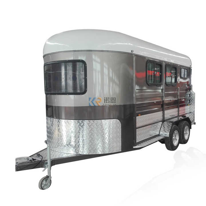 Low Maintenance 3 Horse Float Angle Loading With Storage Cupboard Three ...