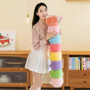 Nuevo colorido Little Apple transforma oruga almohada insecto muñeca peluche edredón para dormir oso tipo Regalo <span class=keywords><strong>de</strong></span> Cumpleaños compañero - Product Image 4