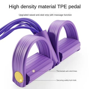 Corde d'entraînement portable pour femme, idéale pour le yoga, le fitness et les exercices abdominaux à domicile ou en déplacement - Product Image 4