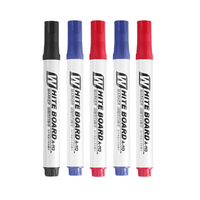 Marqueur effaçable à sec rechargeable YOOHOO, grande capacité, tableau blanc, faible odeur, encre rouge/bleue/noire, 15*2mm, école
