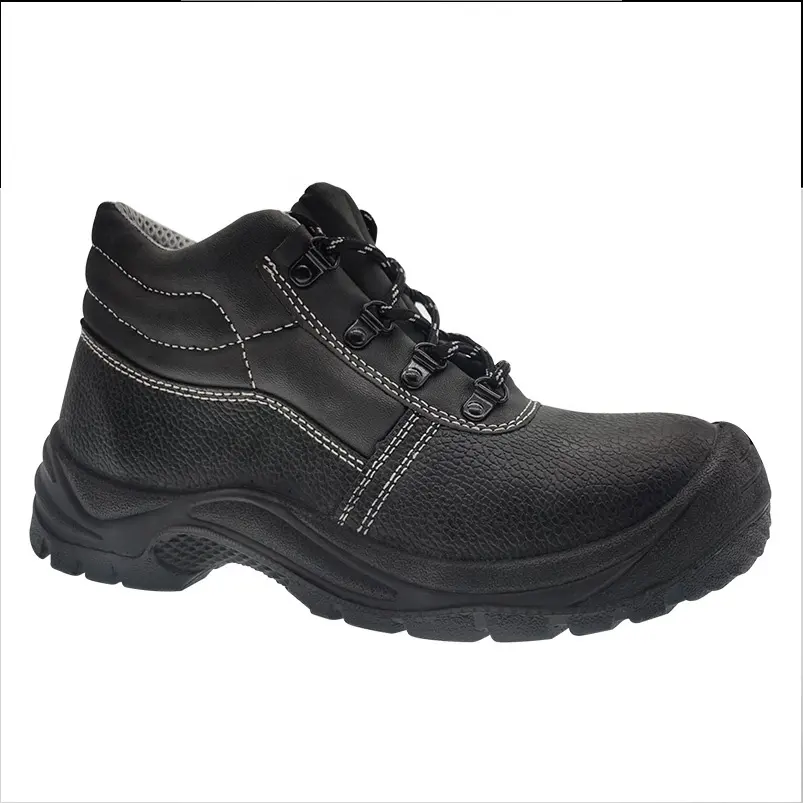 Best price low cut black safety boots with steel toe cop for men