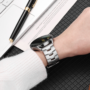 Correa de reloj de pulsera de negocios de lujo para <span class=keywords><strong>Huawei</strong></span> GT2 <span class=keywords><strong>GT3</strong></span> Pro <span class=keywords><strong>46mm</strong></span> correa de Metal de titanio Universal 22mm para Samsung <span class=keywords><strong>Watch</strong></span> 3 45mm S3 - Product Image 3