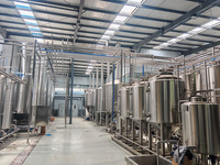 Système de brassage de bière clé en main le plus vendu, professionnel, 3000L, 3500L, 5000L, Fermenteur de bière artisanale, Système de nettoyage CIP, SUS304/SUS316