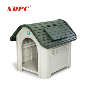 도매용 고강도 플라스틱 개집 (상단 창문 포함), 강아지 야외 켄넬 및 실내 애완동물 집 - Product Image 5