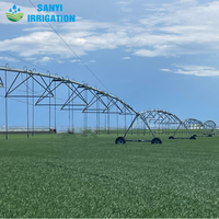 Système d'irrigation pivotant SANYI Nouveau style de la vallée pour les fermes de 40 ha Solution d'irrigation