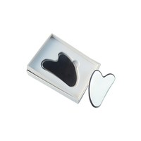 Outil de soin de la peau personnalisé en forme de cœur en acier inoxydable Gua Sha pour massage facial et outil de beauté – Vente en gros