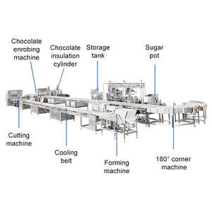 Línea de proceso de barra de proteína de chocolate completamente automática ORME Línea de producción de barra de energía de tamaño pequeño - Product Image 2