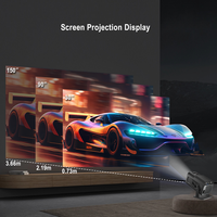 Projecteur LCD populaire 1080P 4K HY320 Android 11 Projecteur vidéo WiFi6 double bande BT5.0 pour home cinéma