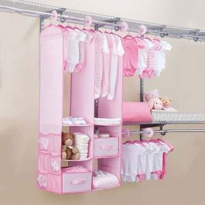 24 ensembles de sacs de rangement de garde-robe pour enfants de chambre à coucher modernes non tissés et boîtes de placard pour bébé - Product Image 1