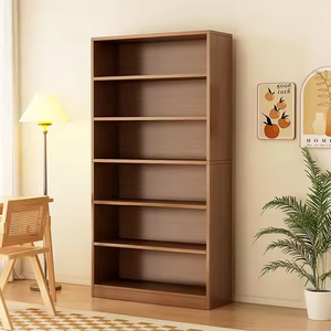 Modern 6-Layer Metal Bookshelf Display Stand Floor-Standing Storage Furniture for Home Office Living Room <strong>Bedroom</strong> <strong>Library</strong> - Product Image 4