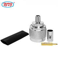 Connecteur coaxial RF de type N mâle et femelle en laiton pour câbles RG58, LMR195, RG223, LMR240, H-155, RG8X, RG59, LMR300, 5D-FB, LMR400