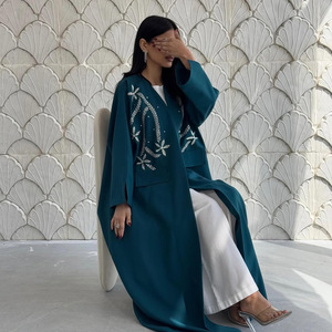 213 modeste moyen-orient <span class=keywords><strong>Aya</strong></span> femmes Robe musulmane brodé Cardigan Robe <span class=keywords><strong>Aya</strong></span> mode ethnique islamique vêtements <span class=keywords><strong>Aya</strong></span> femmes - Product Image 4