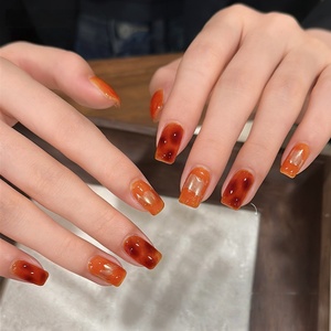 Alta transparencia ámbar naranja LED-UV-Gel-<span class=keywords><strong>Nagellack</strong></span> 2025 nueva moda Otoño/Invierno Vibe difuminable esmalte de Gel de larga duración de 15ml - Product Image 3