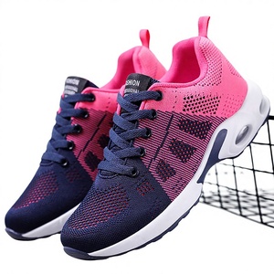 Zapatos deportivos de malla transpirable para mujer, zapatillas informales con cojín de aire y tacón plano, ligeras, para caminar a diario, talla 36-40 - Product Image 1