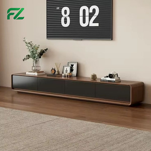 Mueble de <span class=keywords><strong>TV</strong></span> Moderno y Personalizable para Sala de Estar, con Múltiples Cajones, Estructura de Aluminio con Aspecto de Madera, para Televisores de 65+ Pulgadas - Product Image 4
