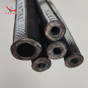 שתי שכבות חוט פלדה קלוע 1/2 "הגה צינור כוח-עמיד מזג אוויר מסוגל לעמוד בלחץ גבוה - Product Image 2