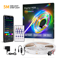 Kit de Bande LED Intelligente WiFi Contrôle via App Tuya Alexa Google Home Synchronisation Musicale RGB 5m 10m Pack Complet Plug & Play