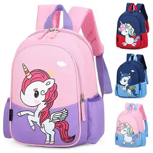 Vendita calda dei bambini di nuovo arrivo alla moda nuovo stile del fumetto zaino unicorno carino bambini bambino scuola materna sacchetti di scuola