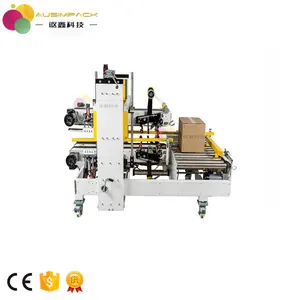 Semi-Automatic Four Side Adhesive Tape Box Carton Sealing Machine Sealer Machine Portable