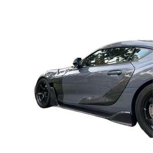 विज्ञापन शैली कार्बन फाइबर साइड बम्पर साइड स्कर्ट स्प्लिटर फेंडर टोयोटा सुप्रा ए 90 ए 91 mk5 बॉडी किट - Product Image 1