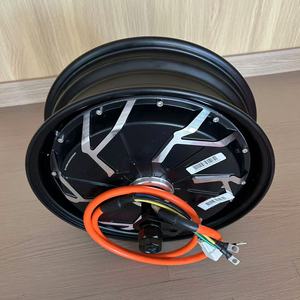Moteur de moyeu à freins à disque haute puissance et haute vitesse 12 pouces QS 60V/72V 3000W pour moto électrique et vélo électrique - Product Image 1
