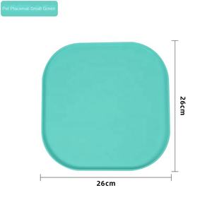 Hot-selling Practical factory wholesale silicone pet placemat non-slip silicone <b>bowl</b> <b>mat</b> cat <b>dog</b> cat food feeding <b>mat</b> - Product Image 5
