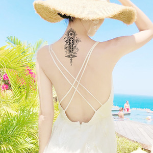 Autocollants de tatouage sexy papillon <span class=keywords><strong>color</strong></span>és, tatouage temporaire imperméable, tatouage personnalisé pour filles - Product Image 4