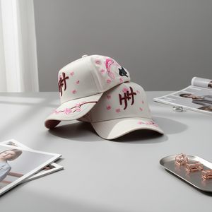Cappello da uomo Fastshipping in camoscio a 5 pannelli G5 originale con ricamo personalizzato 'All You Need Is Money' e 'Rude Hat' con barba di cristallo, modello Inedibile Rico - Product Image 1