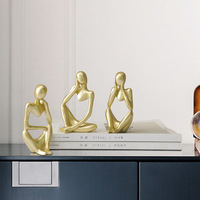 Décoration douce pour la maison, mini ornement de luxe abstrait