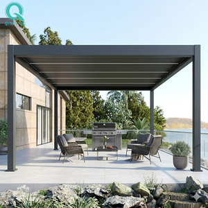 Pérgola de Aluminio QINGYING Impermeable para Exteriores 4x6 4x5 Gazebo - Product Image 1