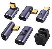 Adaptateur USB 4.0 Type C en métal A1 OTG 40 Gbps Transfert de données rapide Convertisseur de charge USB-C pour tablette pour ORDINATEUR PORTABLE