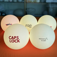 Lámpara de Mesa LED Personalizada con Forma de Bola, Lámpara de Mesa Inalámbrica con Logotipo, Centro de Mesa Redondo con Luz LED, Esfera LED Personalizada para Centros de Mesa