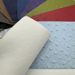 Offre Spéciale <span class=keywords><strong>Autruche</strong></span> Motif Cuir Synthétique Tissu Stretch Faux Cuir Trousse de Maquillage Cuir - Product Image 6