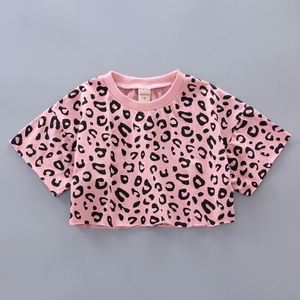 Wholesale Clothing Girl's Girlish Casual Loose Full Print Leopard Grain T-shirt <b>Pants</b> Suit From China Supplier - Product Image 2