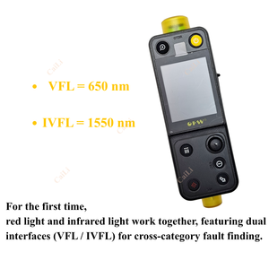 Detector de Fallas de Fibra Óptica de 20KM, VFL de 10mW, Detector de Roturas de Fibra con Luz Roja, Lápiz Localizador de Obstáculos para FTTH - Product Image 5