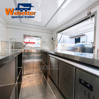 Webetter Street Tea Coffee Vending Cart Chicken Rotisserie BBQ Food Trailer Fully Equipped Kitchen Mobile Concession Food Truck