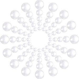 Cabochons dôme <span class=keywords><strong>en</strong></span> verre transparent rond à dos plat <span class=keywords><strong>Cabochon</strong></span> <span class=keywords><strong>en</strong></span> cristal clair Tuile de verre à dos plat pour pendentif camée - Product Image 1
