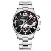 Montre à quartz sportive de luxe pour homme, bracelet en acrylique, boîtier de 9 mm d'épaisseur, 40 mm, calendrier, aiguilles lumineuses, éco-responsable, best-seller transfrontalier