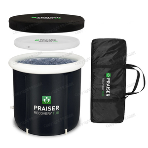 อ่างอาบน้ำพลาสติกแบบพกพาขนาดเล็ก ราคาประหยัด สำหรับผู้ใหญ่ รูปทรงกลม ยี่ห้อ Fiber Hotel Square Round <span class=keywords><strong>Onsen</strong></span> - Product Image 2